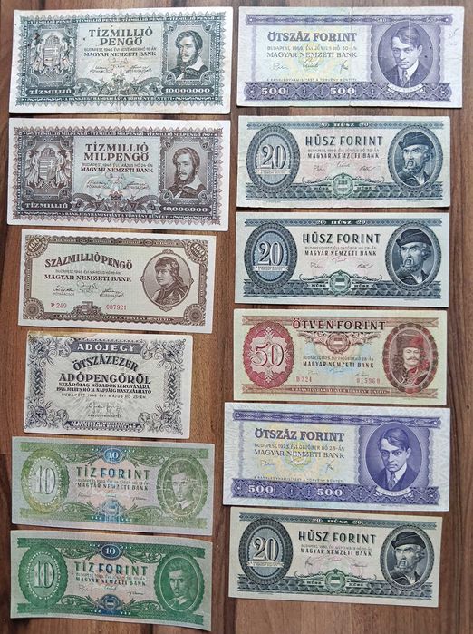 Bancnote Ungaria și Norvegia