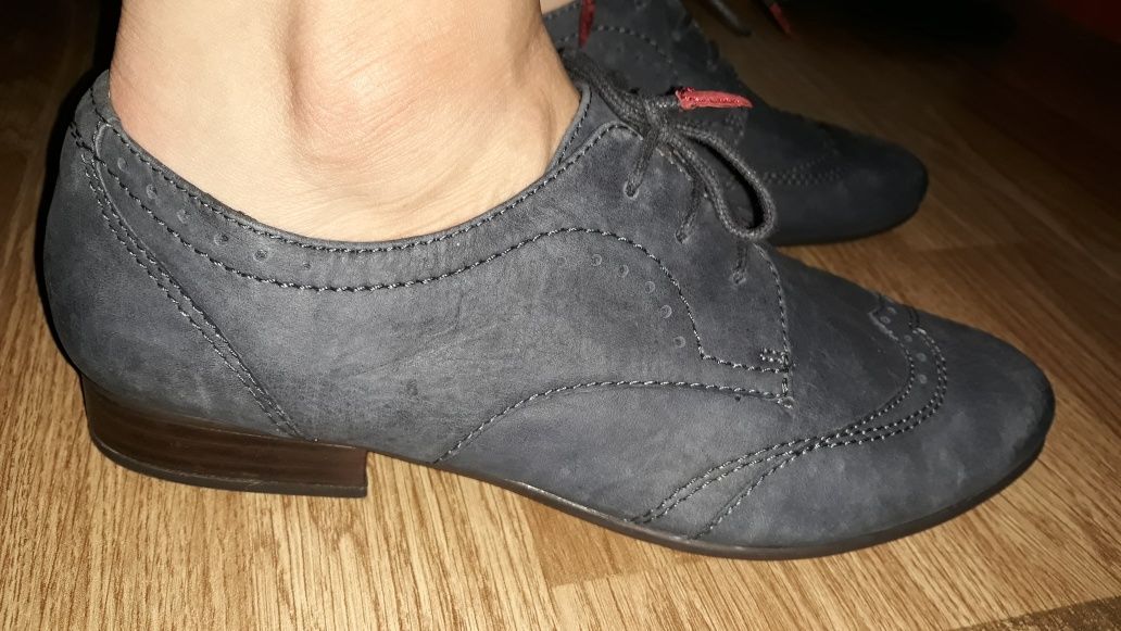Pantofi din piele naturala, Tamaris, masura 39