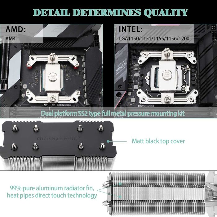 Cooler CPU Aer Thermalright Assassin X120 Refined SE,4 cond,AMD Intel