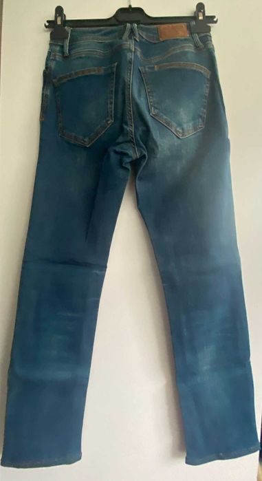 Blugi/jeans dama regular straight fit, blue original Colin's, S/36