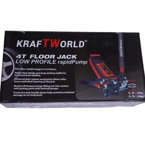 Професионален нископрофилен крик 4 тона KraftWorld