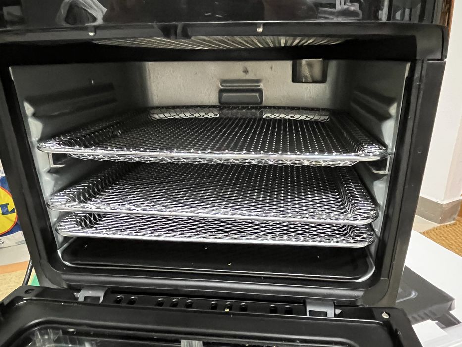 Air fryer, cuptor cu aer cald, friteuza si uscator 3 in 1, DOMO