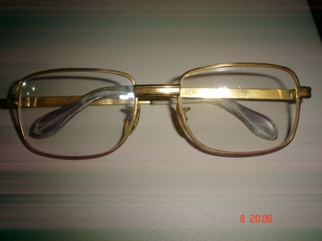 rame ochelari vintage aurii sau plastic Row, Cacharel