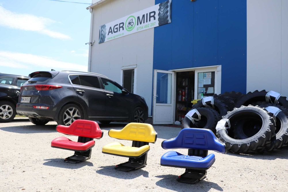 Scaun Nou cu triplu reglaj si amortizor pentru Tractor Universal