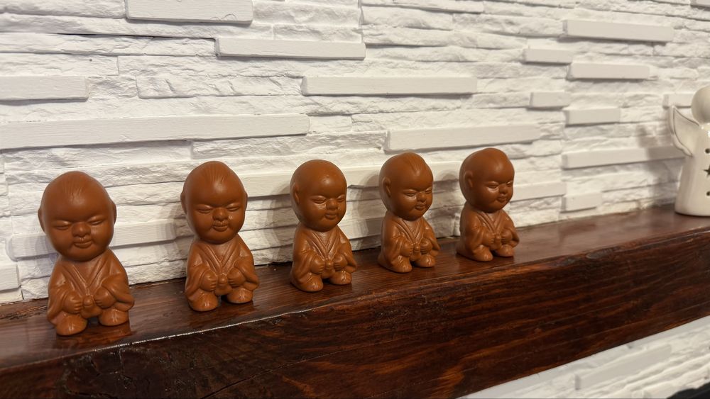 Lot 5 mini Buddha decor