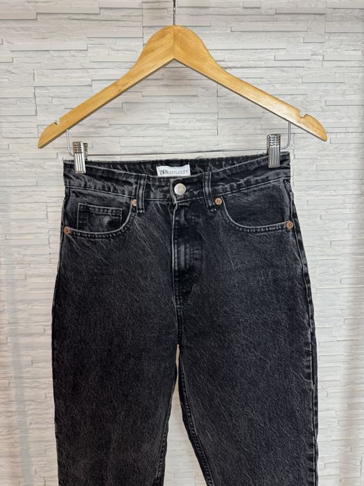 Дънки с висока талия Zara