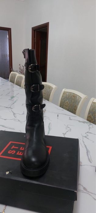 Сопоги женский размер 38 новый в упаковке.натуральная кожа