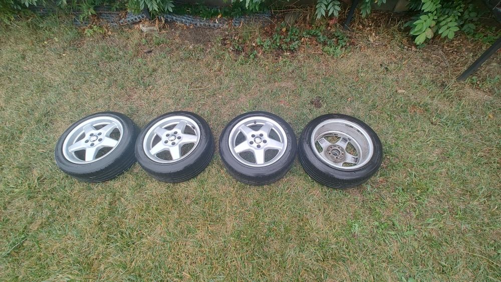 Jante R15 Dezent 5x100 ET38 cu Anvelope Hankook VP3 DOT 03/22