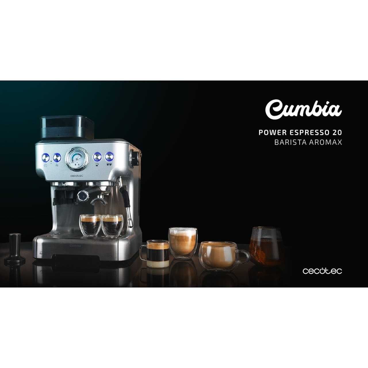НОВА  Еспресо Кафемашина Cecotec Cumbia Power 20Bar