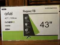 Телевизор Artel 43/109 см дюймовый YA43LF1600 Full HD Smart Yandex TV
