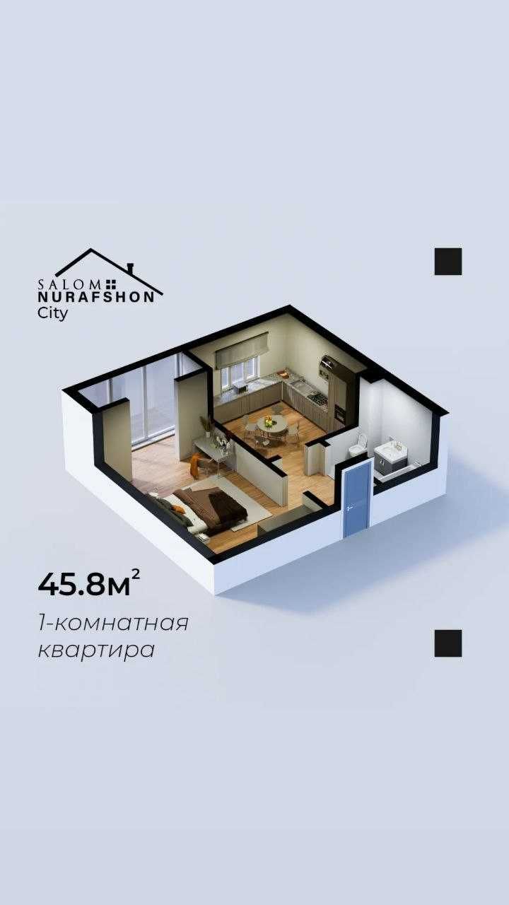 ''Salom Nurafshon ART City'' Nurafshon shaxrida yangi xonadonlar