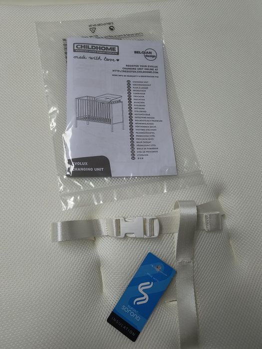 Masă înfășat cu saltea pentru pătuț - Childhome