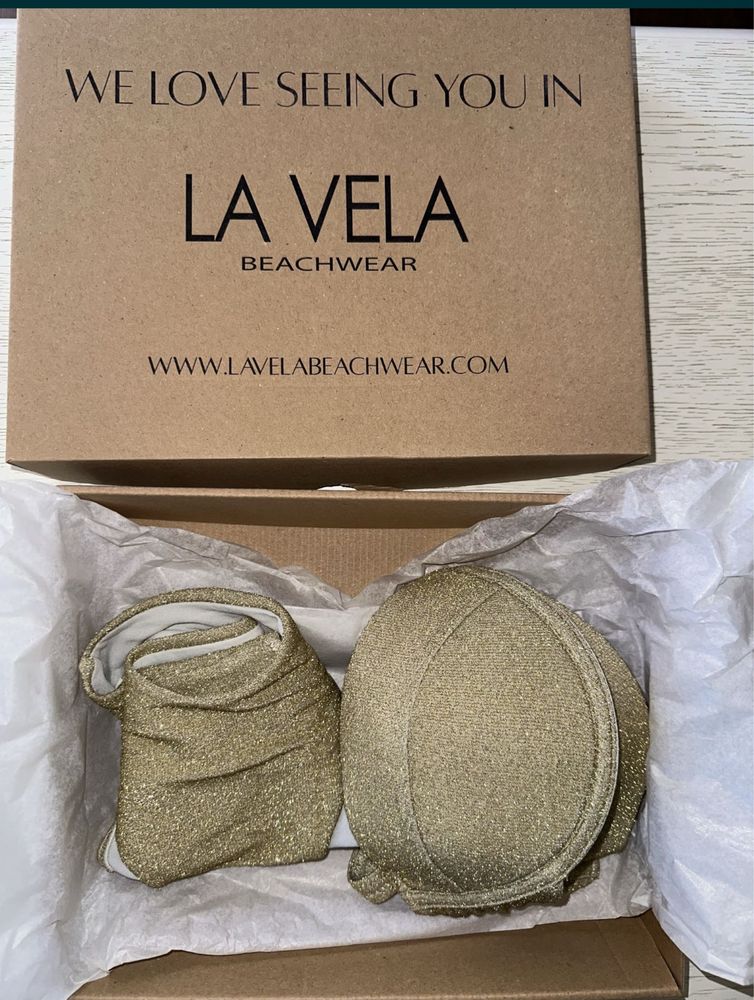 Златист бански La Vela beachwear
