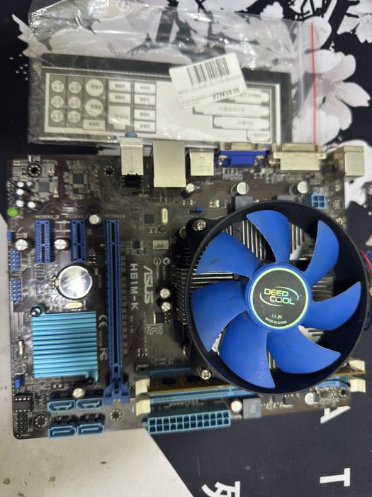 Комплект процессор+ мат плата+кулер+озу