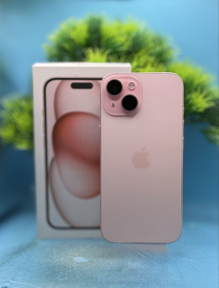 ГАРАНЦИОНЕН!!! Apple iPhone 15, 128GB, 5G, Pink