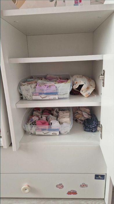 Бебешко легло с матрак и люлеещ механизъм