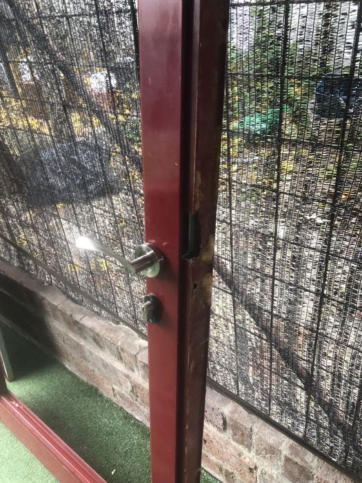 Usă aluminiu fara sticla interior 100/225