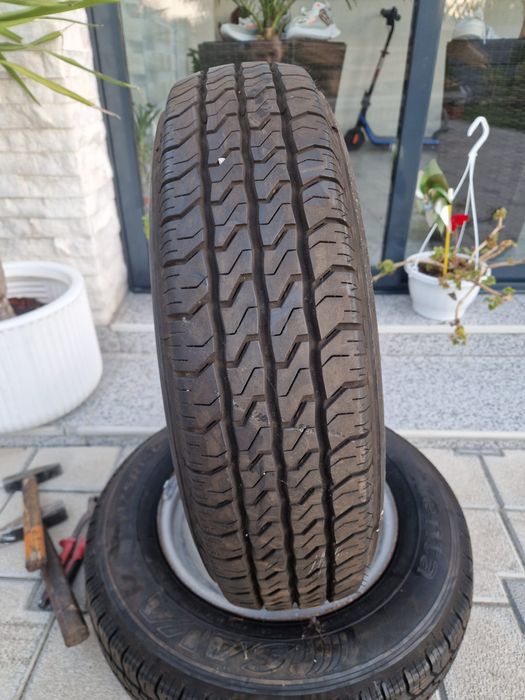 Set 2 roți noi Dacia papuc 175r14c Sava trenta