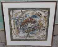 Tablou vechi abstract - pictor rus