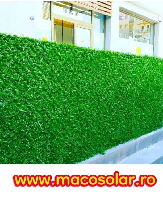 Rola gard (impletit) artificial, dens, cu plasa 10M X 1,5M