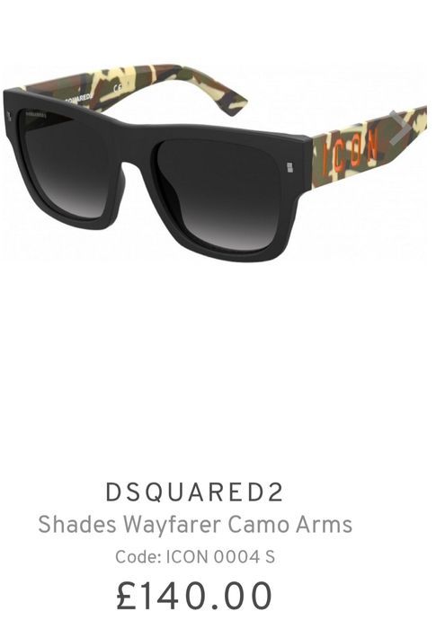 Нови очила Dsquared2 shades camo
Code: ICON 0004 S