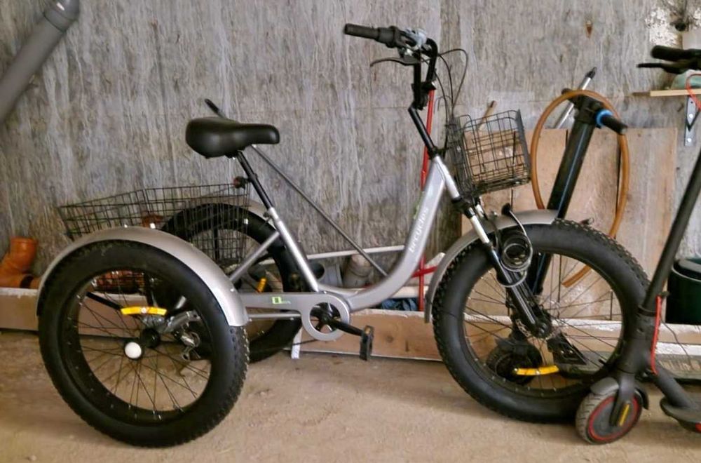 Tricicletă adulți BR Pro2025, 24", 7 viteze. Garanție de producător.