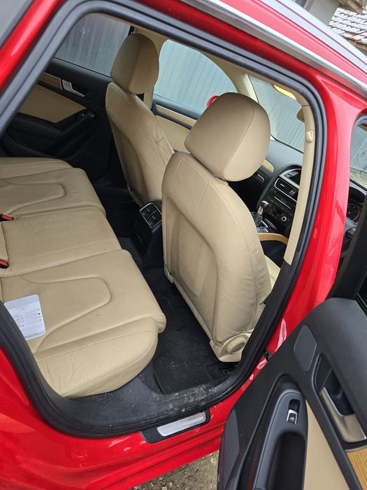 Scaune bancheta interior piele crem audi A4 B8 b8.5