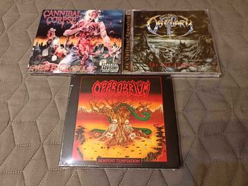Оригинални дискове Cannibal Corspe, Obituary, Opprobrium