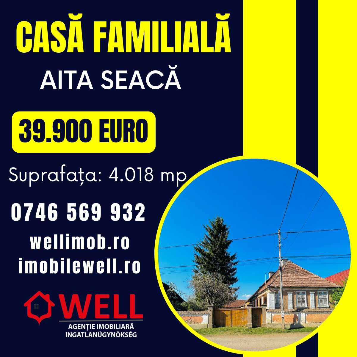 De vânzare casă familială în Aita Seacă