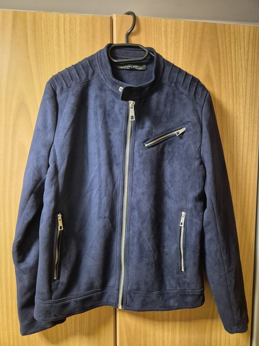 Vand geaca/jacheta Zara bleumarin pentru barbati, marimea L, ca noua