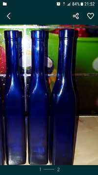 sticle albastre de colectie