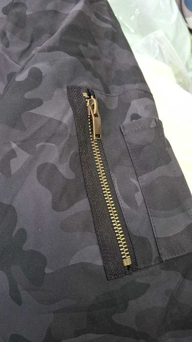 Geaca barbati TACVASEN, marimea 3XL, tip bomber, gri si negru