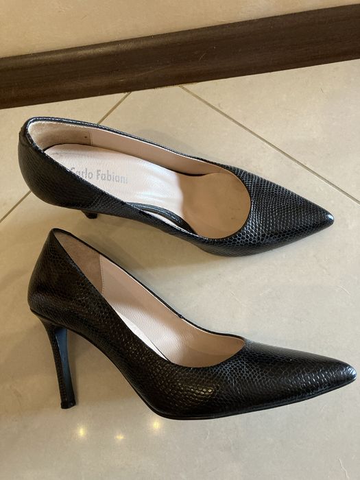 Лот дамски обувки, кожа, на ток, 38/39 номер, до 50 лв./чифт