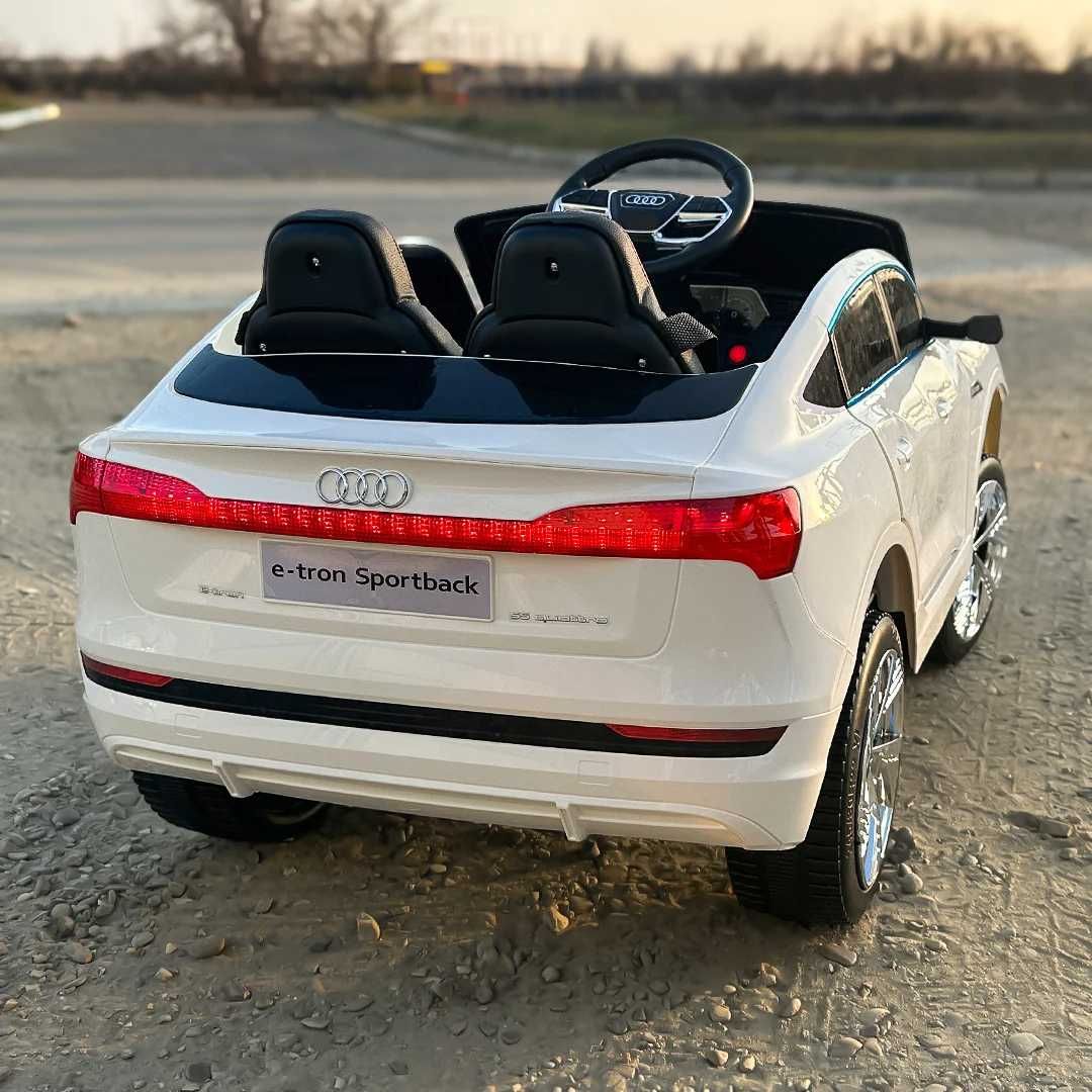 Лицензирана Акумулаторна Кола Audi E-tron Sportback,4x4, 140W,EVA гуми