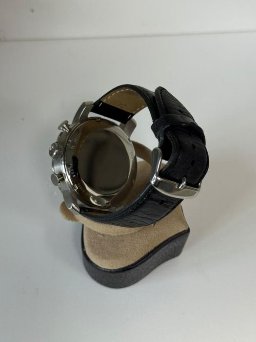 Ceas barbatesc Fossil Nate Titanium TI1005, Negru, Piele, Quartz -P-