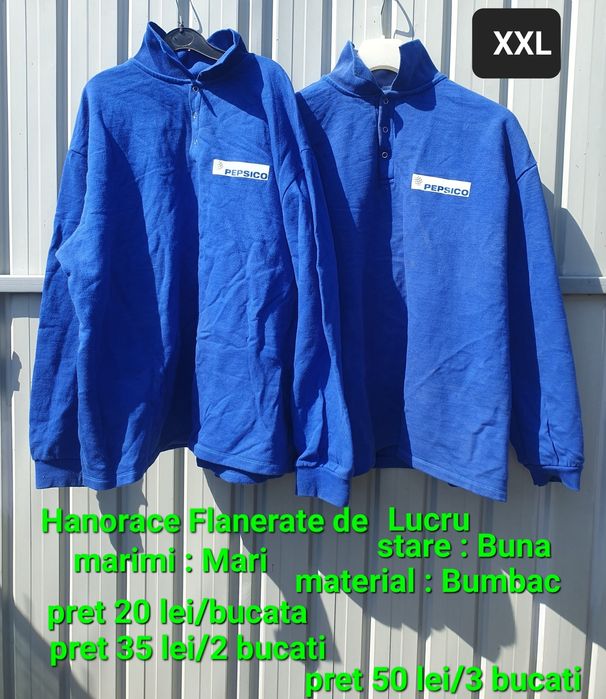 Hanorace flanerate de lucru