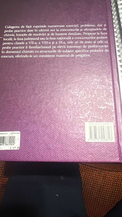 CHIMIE anorganică. Olimpiade şi concursuri. Clasele a VII, VIII şi IX