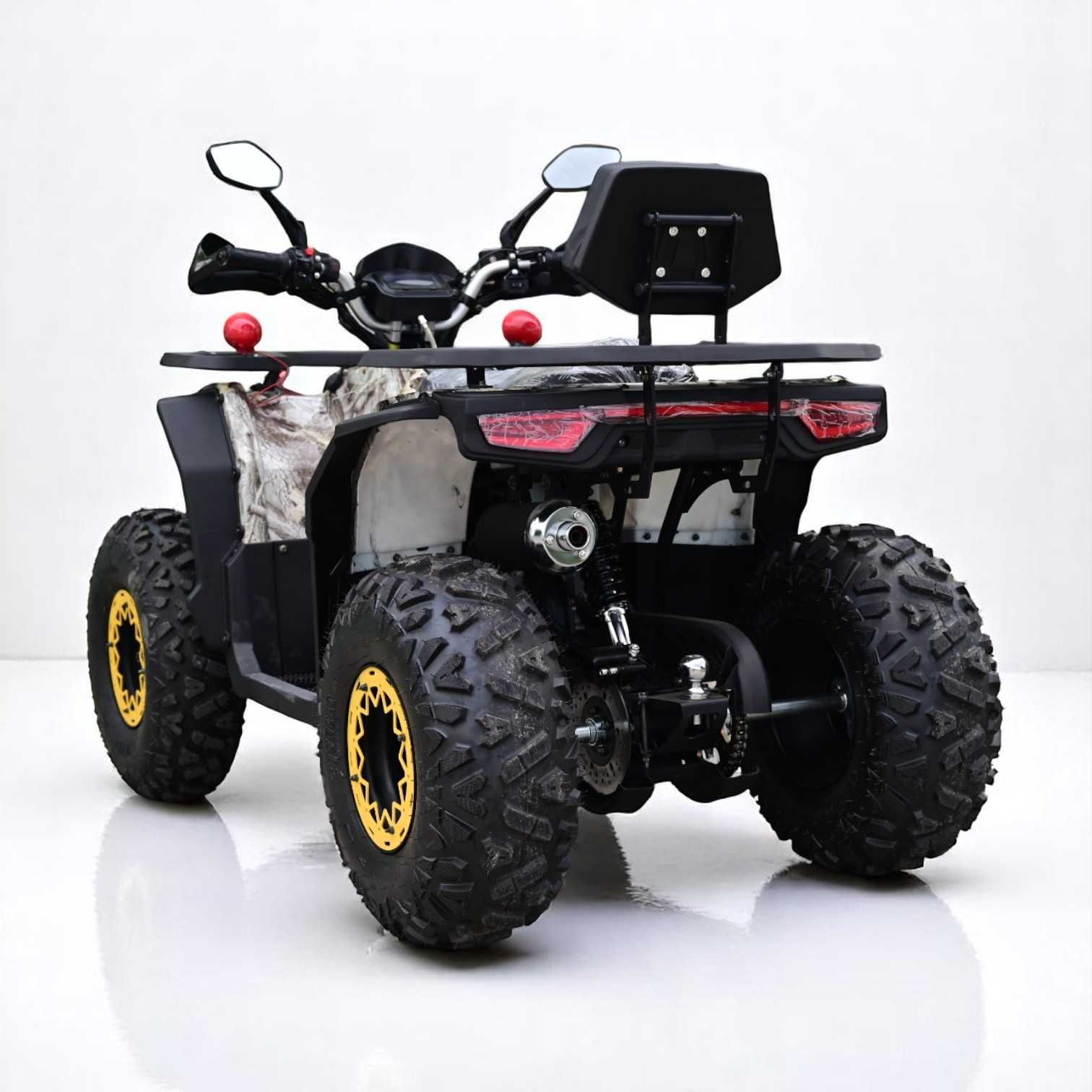 Бензиново ATV 200cc Intruder Автоматик - Red Camouflage