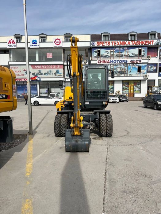 G’ildirakli ekskavator/ Колесный екскаватор