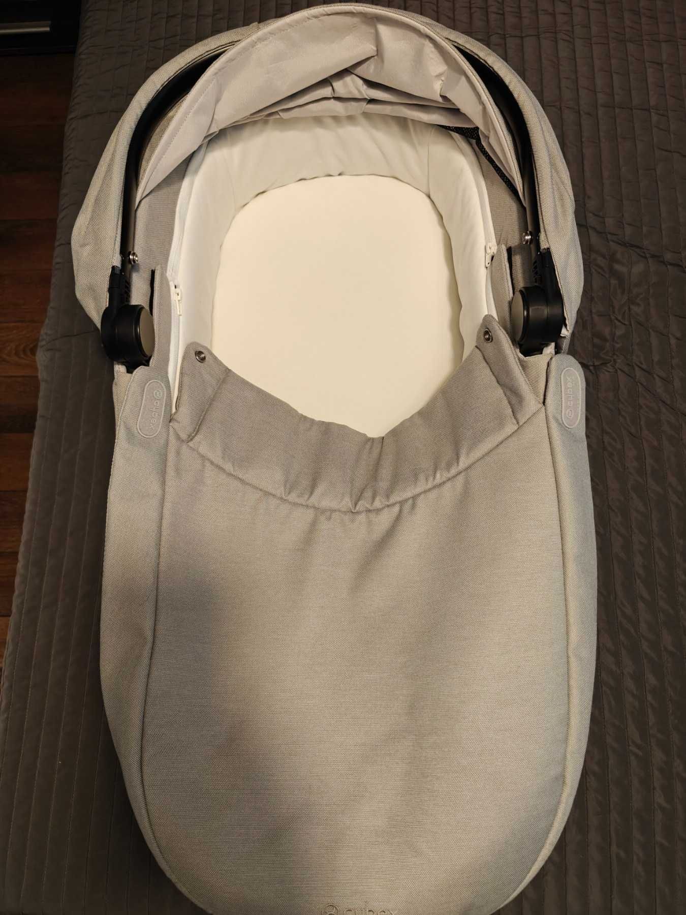 COT S LUX кош за новородено Lava Grey Sybex