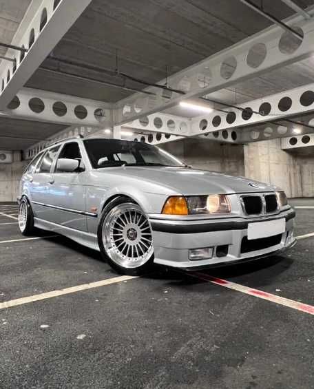 17" Джанти 5x120 за BMW ALPINA Silver+Black E36 E46 E90 E92 E34 E39
