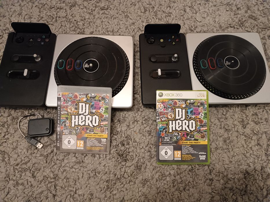 DJ Hero platan compatibil cu PlayStation 3 PS3 PS 3 și Xbox 360