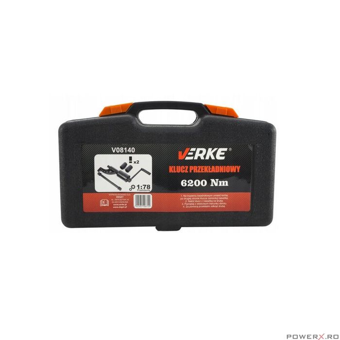 Reductor forta camion 6200 Nm, pentru prezoane si suruburi, Verke