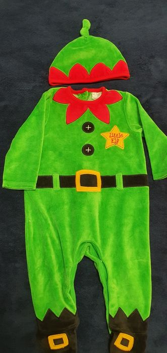 Costuma mos craciun ,elf , si body