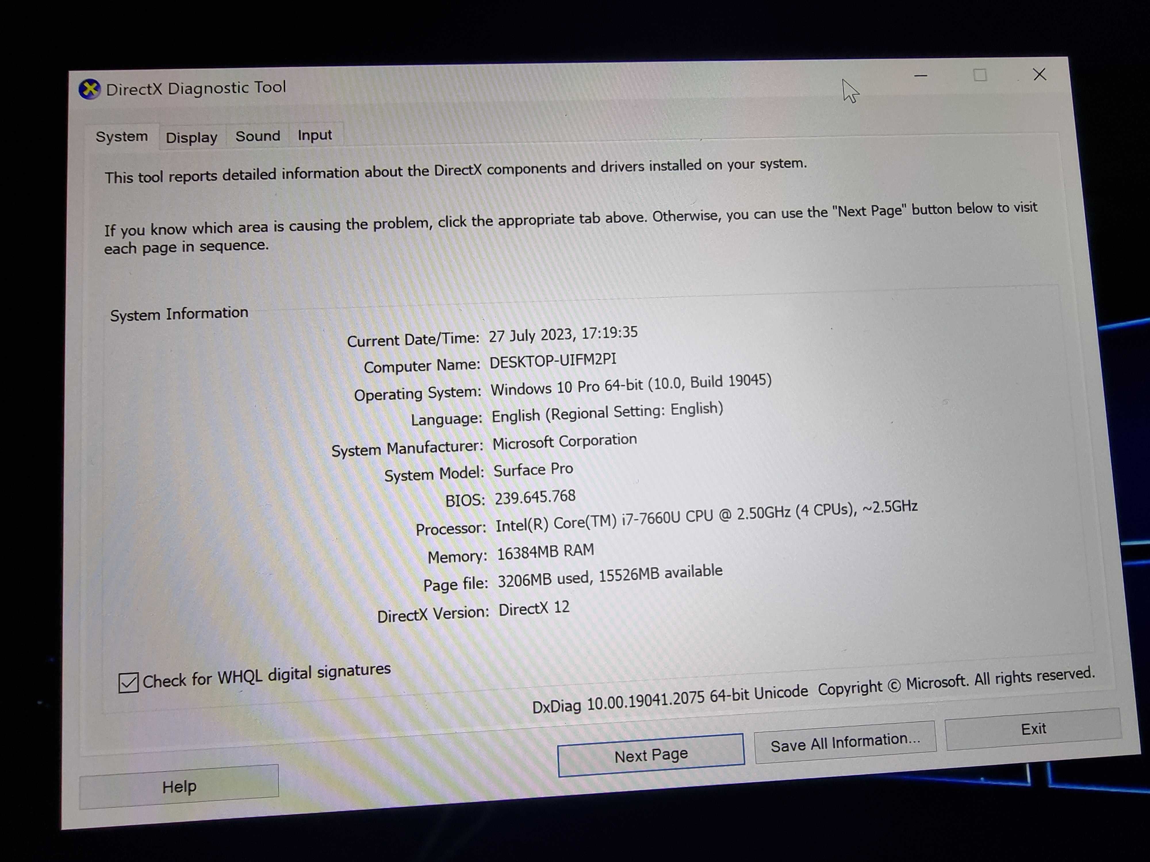 Microsoft Surface Pro 4 Intel I7 16gb 512gb SSD