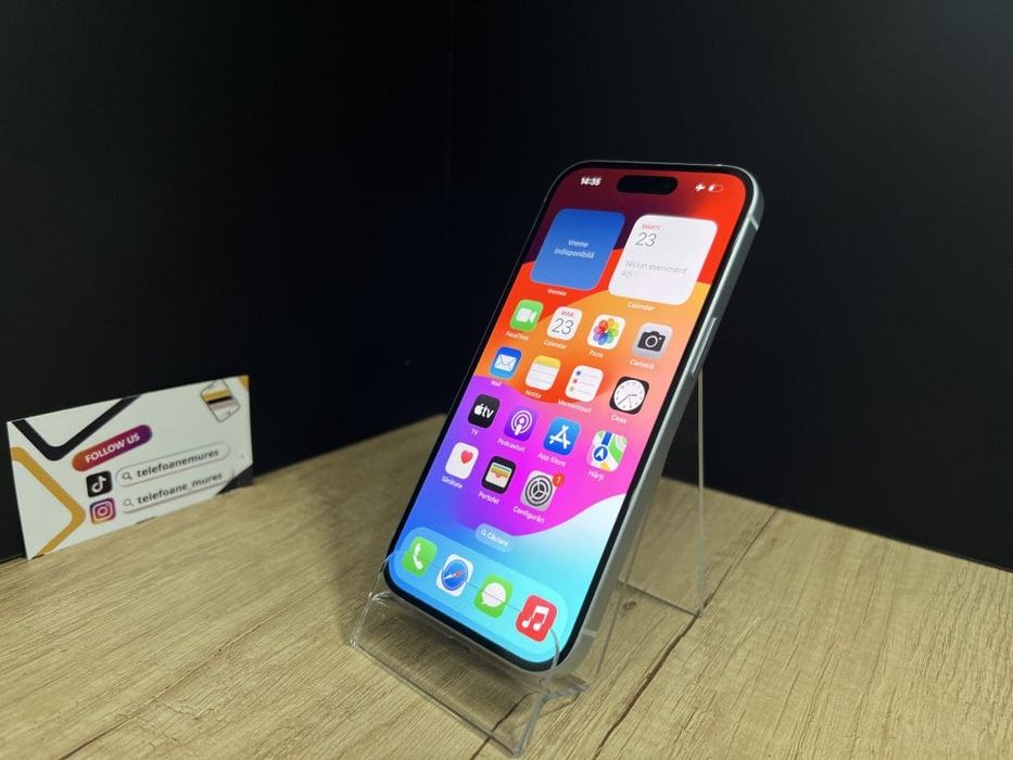 Iphone 15 128Gb Blue Produs Second-Hand Foarte Bun 3 ani garanție, Tel