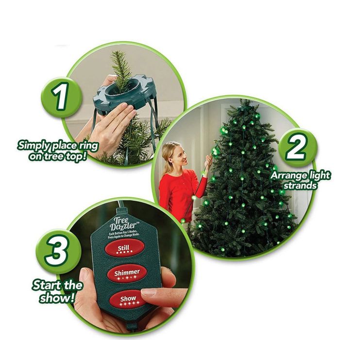 Коледни LED лампички за елха Star shower tree dazzler TV164