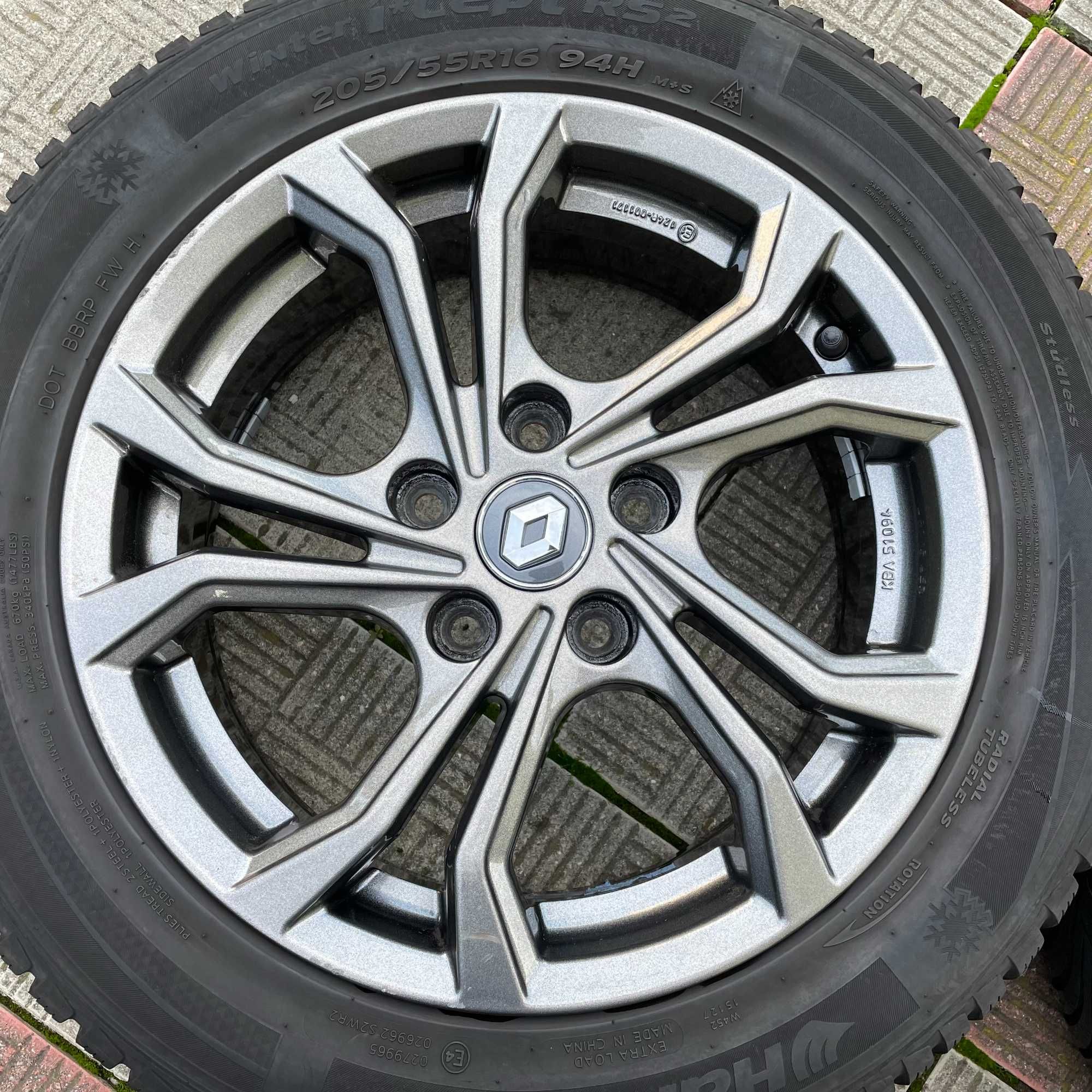 Jante Renault Megane 3 4 Scenic Talisman Fluence 5x114.3 - 16" iarna