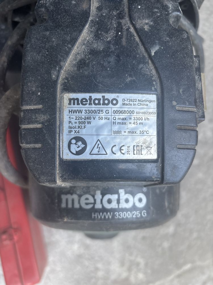 Hidrofor metabo hww3300/25G