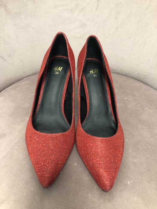 Pantofi de ocazie rosii, h&m